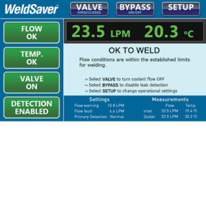 WeldSaver Passport Graphical User Interface